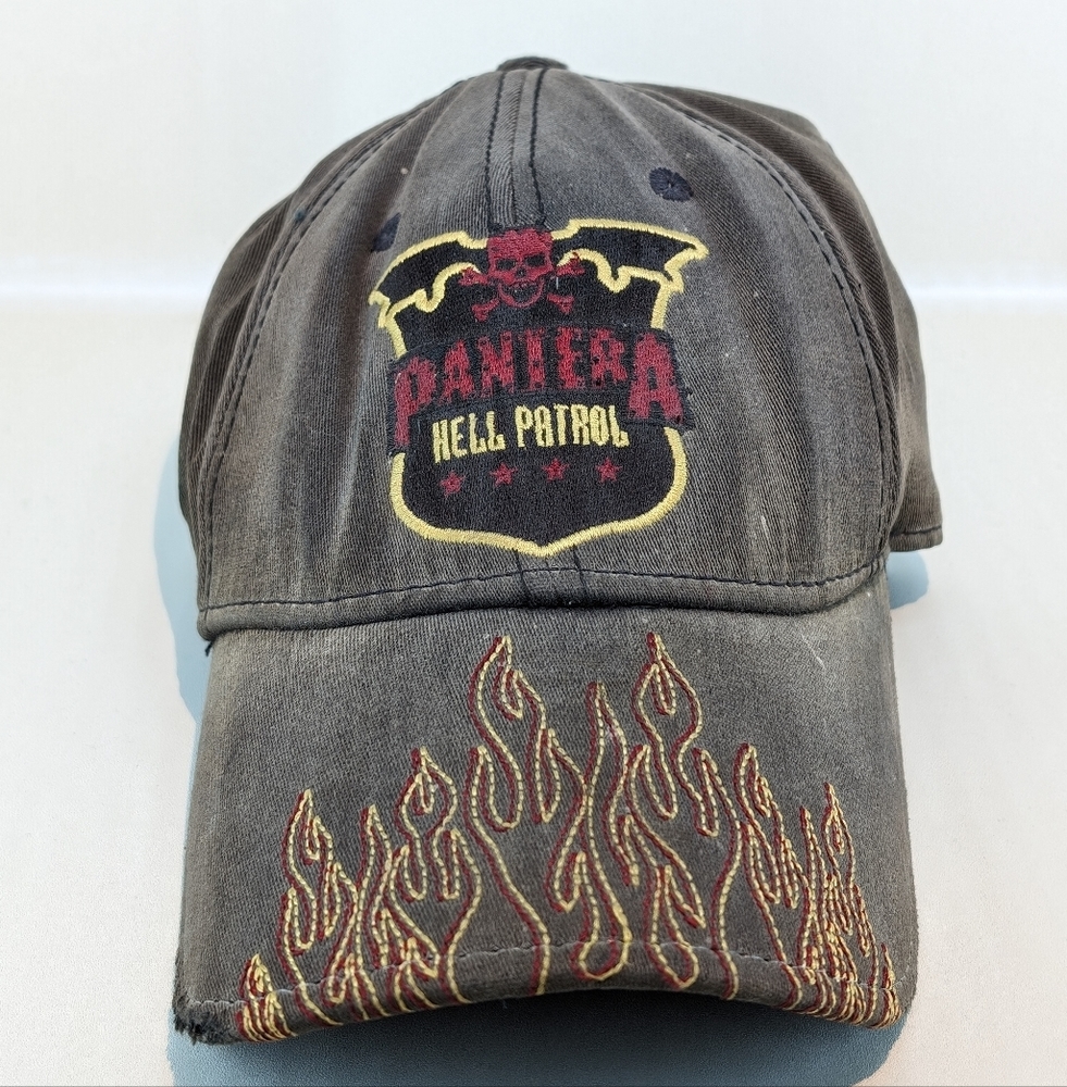 Pantera Hell Patrol Distressed Hat